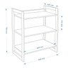 Prateleira Multiuso Mdf 3 Prateleiras Sofisticada:off White - 3