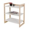 Prateleira Multiuso Mdf 3 Prateleiras Sofisticada:off White - 2