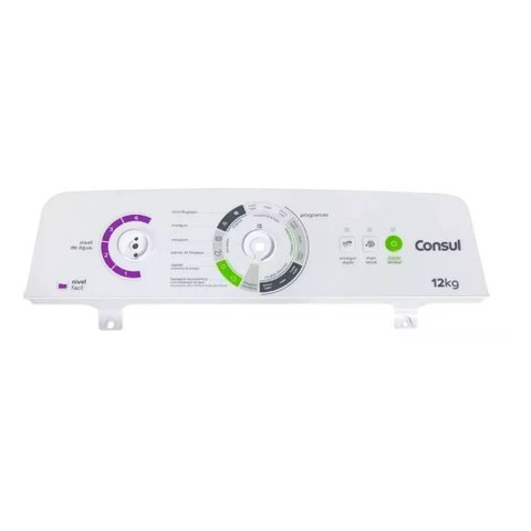 Console com Adesivo para Lavadora Consul Facilite Cwh12ab W11242724