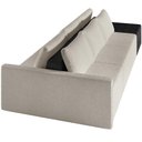 Ver imagem 4 de Sofá Ilha Modular para Sala 342cm com Puff Dublin K01 Bouclê Creme e Sintético Preto - Lyam Decor