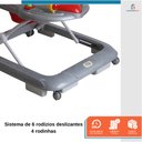 Ver imagem 5 de Andador para Bebê Infantil 3 Alturas Trava de Segurança Primeiro Passos com Som Luzes até 10kg 6 Mes