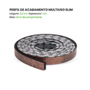 Ver imagem 4 de Perfil de Acabamento 2,5m Linear Painel Ripado Laminado de Eva Cor Corten Linha Urban