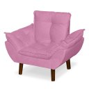 Ver imagem 1 de Kit 02 Mini Poltrona Cadeira Opala Infantil de Criança Suede Escolha Sua Cor