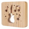 Luminária de Mesa Abajur Led Lotus Decor Lumi04 Guitarra Pinus - 3