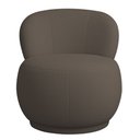 Ver imagem 6 de Poltrona Orgânica Aisha Base Fixa Bouclé Marrom - Nexta Casa
