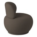 Ver imagem 7 de Poltrona Orgânica Aisha Base Fixa Bouclé Marrom - Nexta Casa