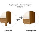 Ver imagem 5 de Guarda Roupa Casal Panama 6p 153 Cm Freijo Off White Moval