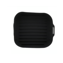 Cesto para Air Fryer Lavavel Quadrada Silicone Preta 21cm. Unyhome - 3