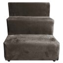 Ver imagem 1 de Escada Pet para Cães e Gatos Teddy 3 Degraus Marrom