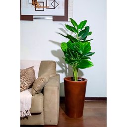 Folhas de Copo de Leite Decoração Realista Vaso Decorativo - 5
