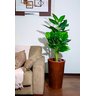 Folhas de Copo de Leite Decoração Realista Vaso Decorativo - 5