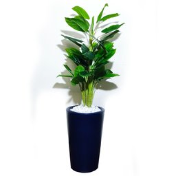 Folhas de Copo de Leite Decoração Realista Vaso Decorativo - 2