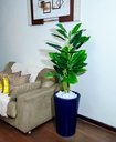 Ver imagem 4 de Folhas de Copo de Leite Decoração Realista Vaso Decorativo
