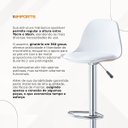 Ver imagem 5 de Kit 2 Banquetas Light:branco Conjunto de Banquetas Giratórias Light Altura Ajustáve