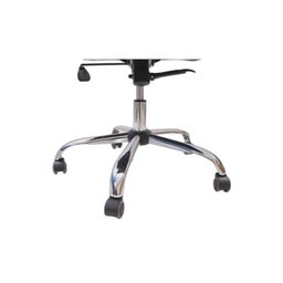 Cadeira Giratória em Couro Califórnia Fratini Móveis Preto - 5