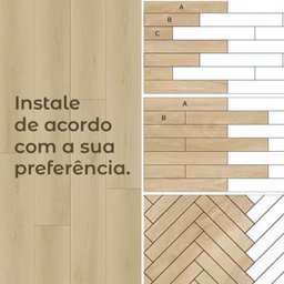 Piso Vinílico Auto Adesivo Régua Madeira Manta Caixa 5m² Brinovar - 6