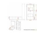 Ver imagem 3 de Cama Articulada Solteiro para Colchão 88 x 188cm Multimóveis VCR35035 Amêndoa