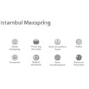 Ver imagem 3 de CONJUNTO: BOX + COLCHÃO HERVAL ISTAMBUL MOLAS MAXSPRING QUEEN 158X198X71