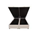 Ver imagem 1 de Cama Box Baú Queen Corino Bege 158x198x42