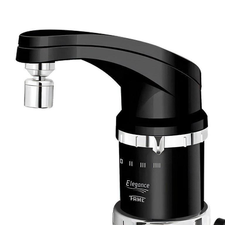 Torneira Elétrica Fame Elegance 4 Temperaturas Super Potente de Bancada Preta 220V