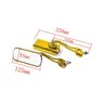 Espelho Retrovisor Alumínio Ajustável Dourado para Moto - 5