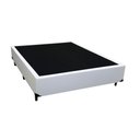 Ver imagem 2 de Cama Box Blindado Viúva King Design Sintético Branco 128x188x40
