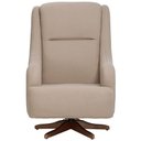 Ver imagem 3 de Poltrona de Amamentação com Balanço Giratória Fábula D02 Bouclê Marrom Claro B-122 - Lyam Decor