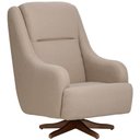 Ver imagem 1 de Poltrona de Amamentação com Balanço Giratória Fábula D02 Bouclê Marrom Claro B-122 - Lyam Decor