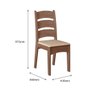 CONJUNTO SALA DE JANTAR MALI 1,10 COM 4 CADEIRAS AMEND 51C - 4