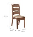 Ver imagem 4 de CONJUNTO SALA DE JANTAR MALI 1,10 COM 4 CADEIRAS AMEND 51C