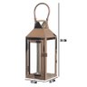 Lanterna Luminária Decorativa em Metal Rosê Gold 26x14 cm - D'Rossi DRossi - 5