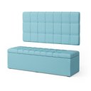 Ver imagem 2 de Kit Painel Rana 200 e Calçadeira Alpha Couro Aradecor