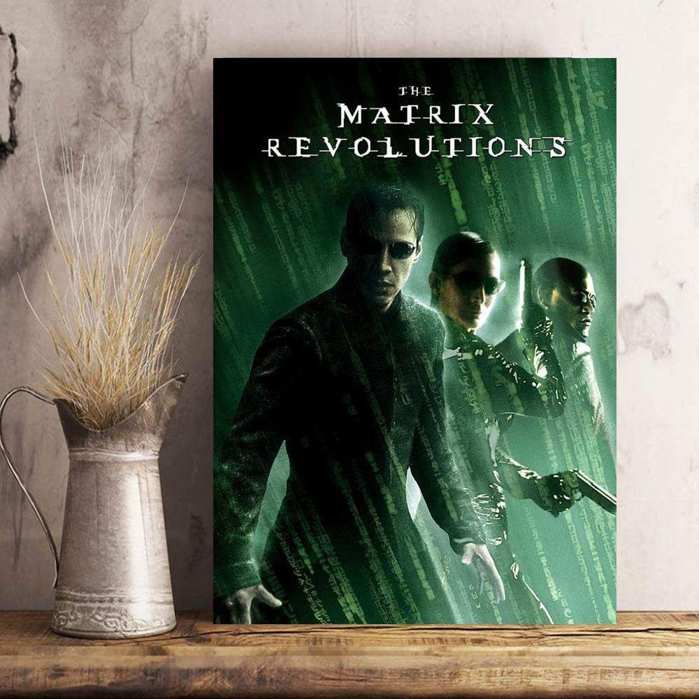 Placa Matrix Revolutions Filme Cinema Poster Tamanho A4
