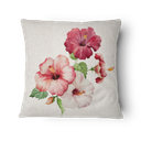 Ver imagem 2 de Kit 3 Capas de Almofada 43x43cm - Floral - Tecido Veludo 100% Poliéster