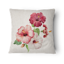 Ver imagem 2 de Kit 3 Capas de Almofada 43x43cm - Floral - Tecido Veludo 100% Poliéster