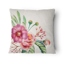 Ver imagem 4 de Kit 3 Capas de Almofada 43x43cm - Floral - Tecido Veludo 100% Poliéster