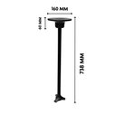 Ver imagem 5 de Espeto Led Jardim Poste e Espinho 12w 3000k Branco Quente Bivolt Preto