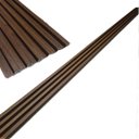 Ver imagem 1 de Placa Painel Ripado Parede Madeira Ecologica Decoraçao Revestimento Sala Estar Loja Casa Recepçao Co