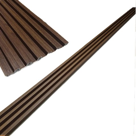 Placa Painel Ripado Parede Madeira Ecologica Decoraçao Revestimento Sala Estar Loja Casa Recepçao Co