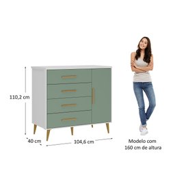 Cômoda para Quarto Infantil Kids Espresso Móveis - 3