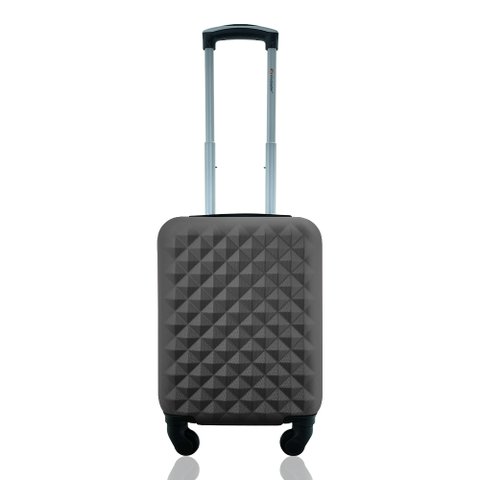 Mala de Bordo Viagem Rígida Rodas 360º Cadeado Segredo Gladiador D1pp Tamanho Pp: Grafite