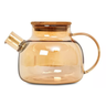 Chaleira de Vidro Âmbar com Coador 1l Resistente para Chá - Cosy - 1
