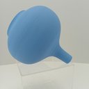 Ver imagem 4 de Vaso Decorativo Enfeite Planta Aparador Garrafa Cerâmica 20x18x18cm Azu