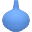 Ver imagem 1 de Vaso Decorativo Enfeite Planta Aparador Garrafa Cerâmica 20x18x18cm Azu