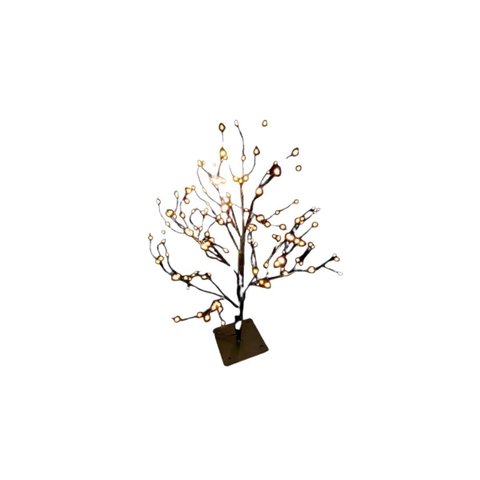 Enfeite Iluminado Salgueiro C/162 Leds Branco 40cm Bivolt