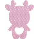 Ver imagem 2 de Mordedor Rena para Bebê de Silicone 8,89x6,69x0,75cm Rosa