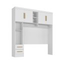 Ver imagem 1 de Guarda Roupa Smart Aereo Quarto 217 cm 4 Portas 2 Gavetas