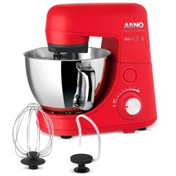 Batedeira Planetária Arno Nova Deluxe Inox com 8 Velocidades e 600W - 6