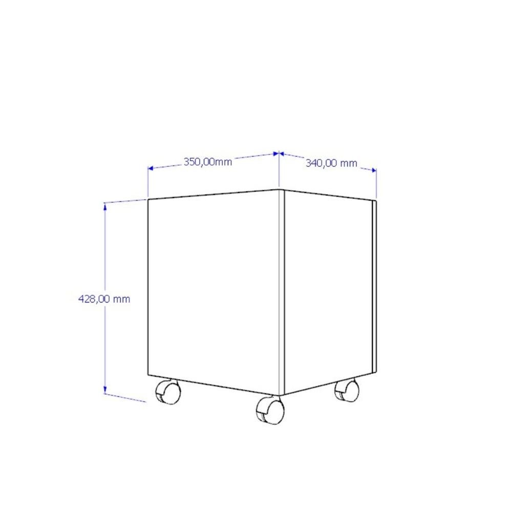 1 Baú Organizador de Brinquedos P/ Quarto de Criança Branco - 3