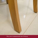 Ver imagem 4 de Conjunto Mesa de Jantar Luíza Henn sem Vidro com 4 Cadeiras Amélia - Nature/Off White/Marrom Amêndoa